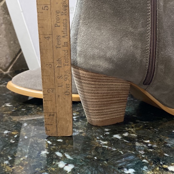 NIB Taupe suede bootie by Garnet Hill - Picture 7 of 10